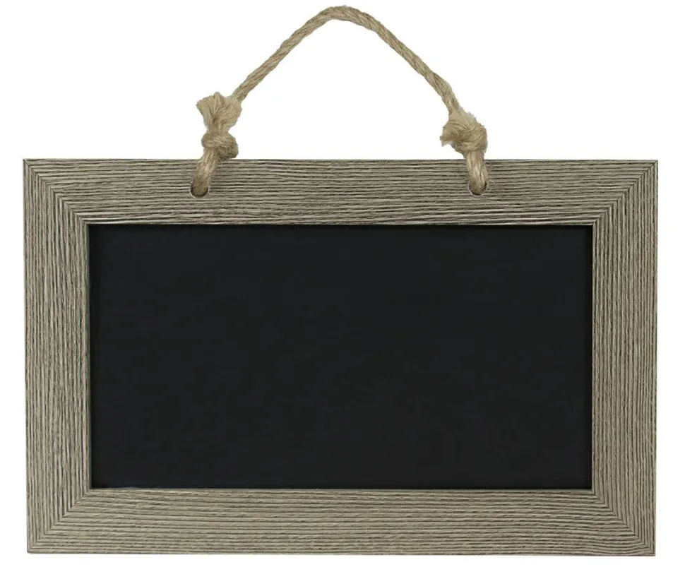 Cosco Sign Hanging Chalkboard Sign, Easel and Chalk Included, 10.5" x 7.25", 1 count
