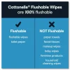 Cottonelle Fresh Care Flushable Cleansing Cloths, 1-Ply, 3.75 x 5.5, White, 42/Pack, 12 Packs/Carton