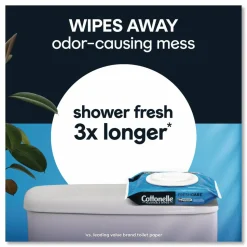 Cottonelle Fresh Care Flushable Cleansing Cloths, 1-Ply, 3.75 x 5.5, White, 42/Pack, 12 Packs/Carton