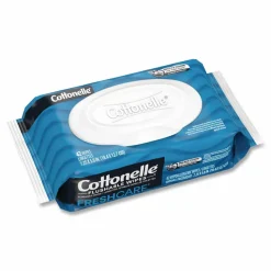 Cottonelle Fresh Care Flushable Cleansing Cloths, 1-Ply, 3.75 x 5.5, White, 42/Pack, 12 Packs/Carton