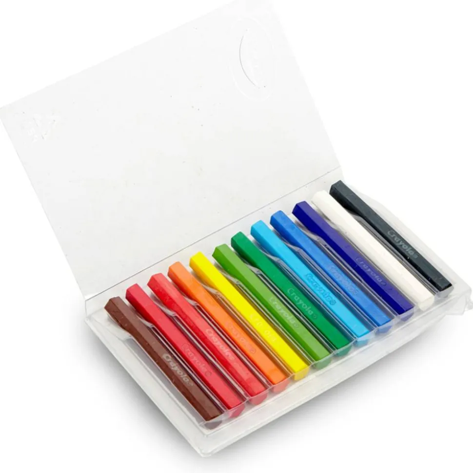 Crayola 12 Color Sticks Woodless Colored Pencils