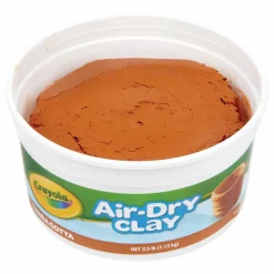 Crayola Air-Dry Clay, Terra Cotta, 2.5 lbs