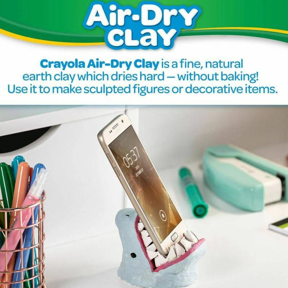 Crayola Air-Dry Clay, White, 25 Lb
