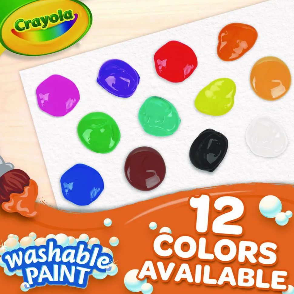 Crayola Artista II Tempera Paint, 16 Oz, Brown