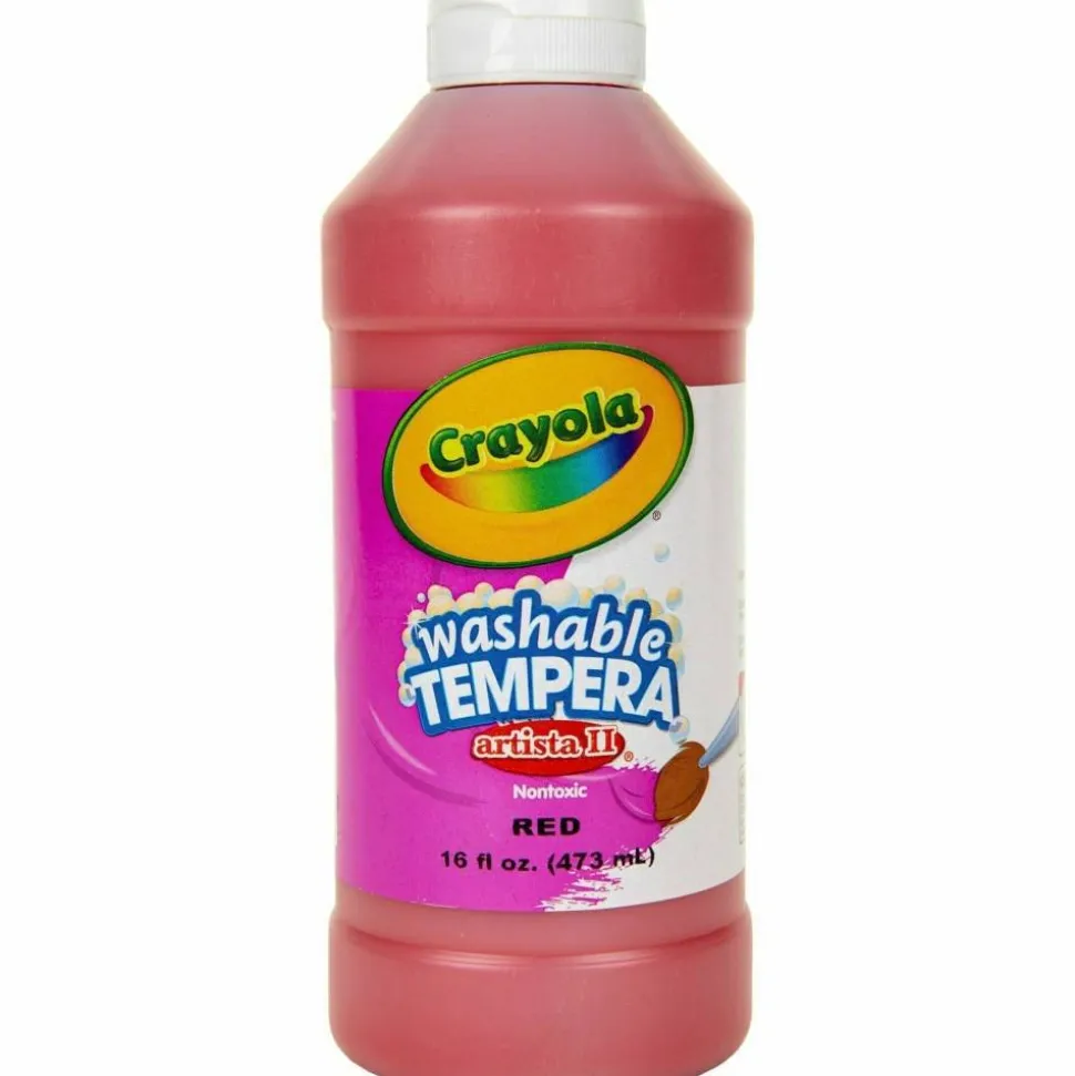 Crayola Artista II Tempera Paint, 16 Oz, Red