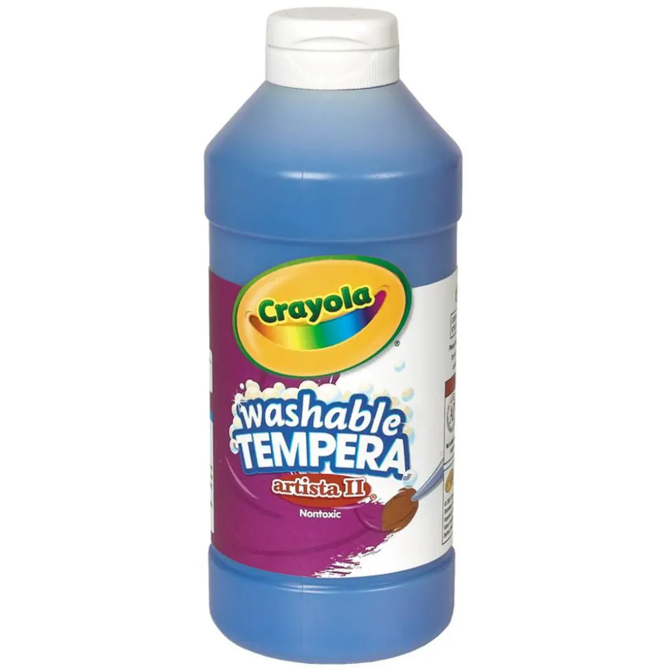 Crayola Artista II Tempera Paint, 16 Oz, Ultra Blue
