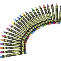 Crayola Bold & Bright Construction Paper Crayons, 24 Count