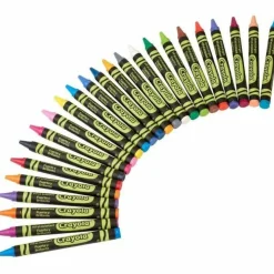 Crayola Bold & Bright Construction Paper Crayons, 24 Count