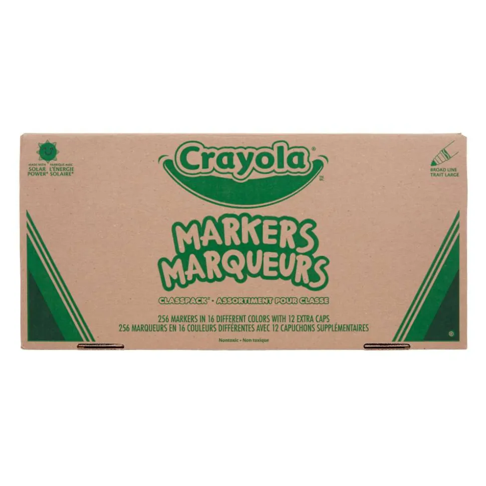 Crayola Broad Line Marker Classpack, 256/Pack