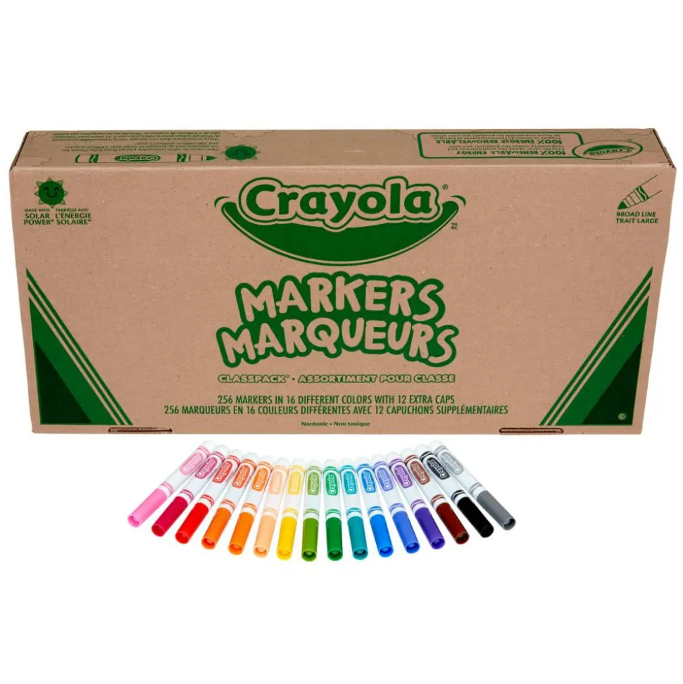 Crayola Broad Line Marker Classpack, 256/Pack