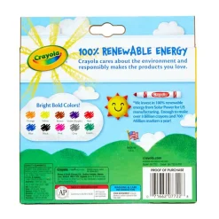Crayola Broad Line Markers, Assorted Classic Colors, Box Of 10