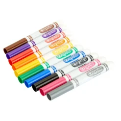 Crayola Broad Line Markers, Assorted Classic Colors, Box Of 10
