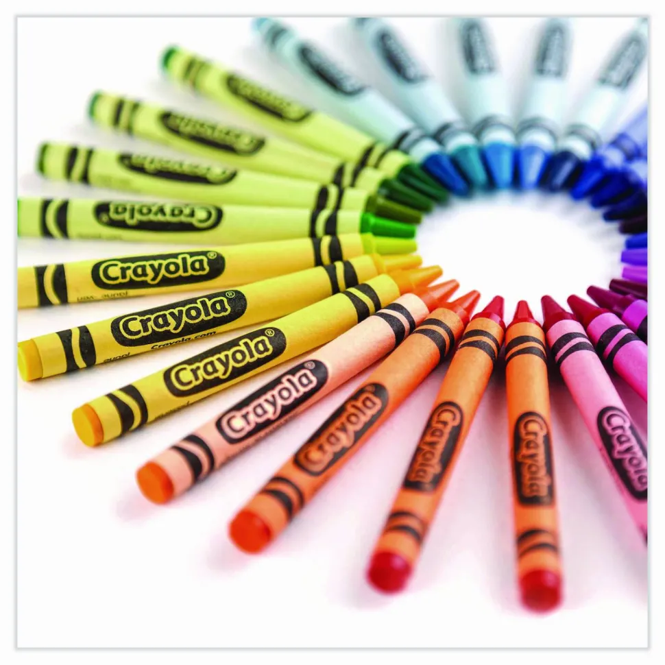 Crayola Cello Crayons, Assorted Colors, 4 Crayons Per Pack, Carton Of 360 Packs