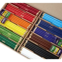 Crayola Classpack, 240ct Colored Pencils, Bulk School Supplies, 12 Different Colors, Classroom Must Haves