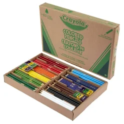 Crayola Classpack, 240ct Colored Pencils, Bulk School Supplies, 12 Different Colors, Classroom Must Haves