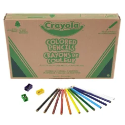 Crayola Classpack, 240ct Colored Pencils, Bulk School Supplies, 12 Different Colors, Classroom Must Haves