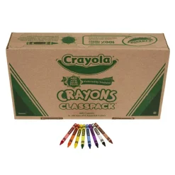 Crayola Classpack Standard Crayons, 8 Assorted Colors, Pack Of 800 Crayons