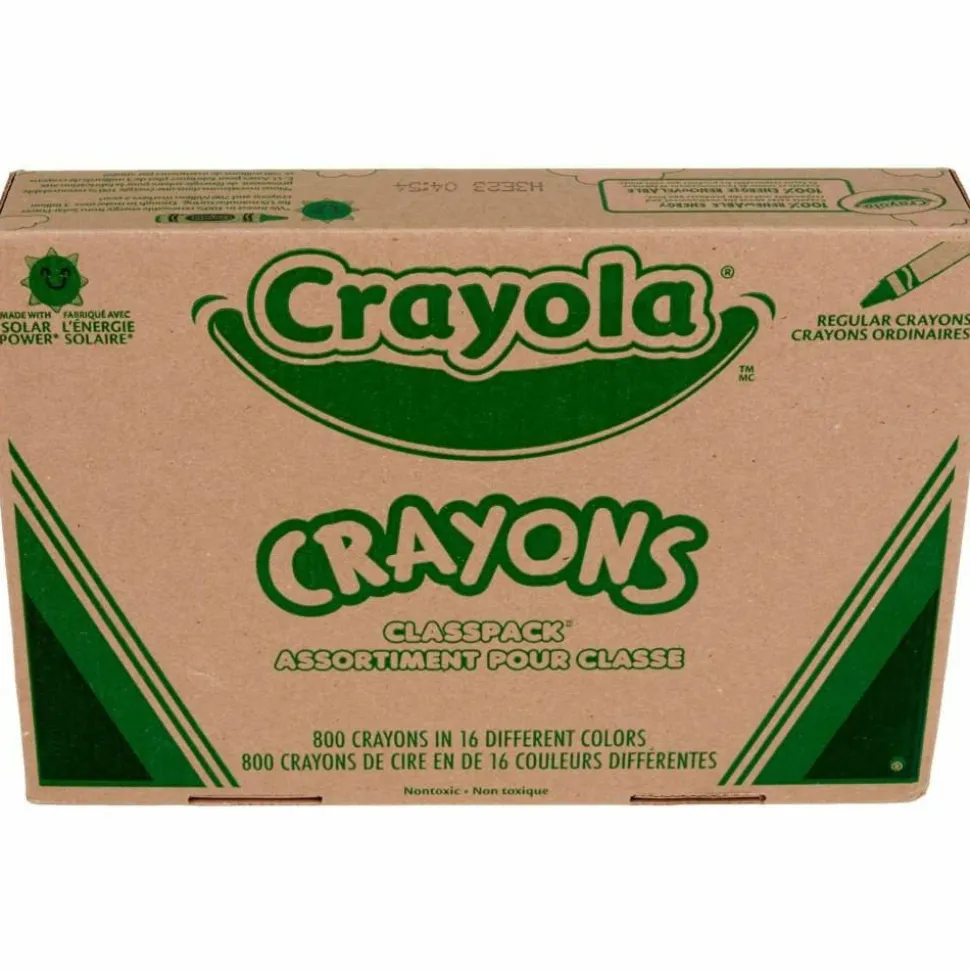 Crayola Crayon Classpack, 800 Count, 16 Colors