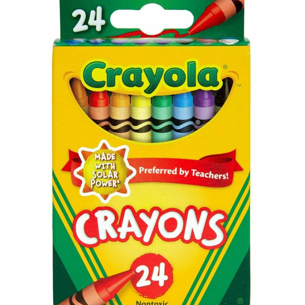 Crayola Crayons, Assorted Colors, Pack Of 24 Crayons