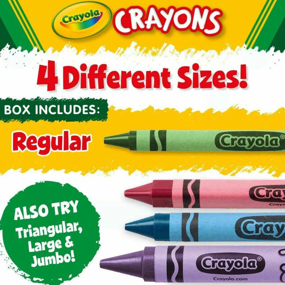 Crayola Crayons, Assorted Colors, Pack Of 24 Crayons