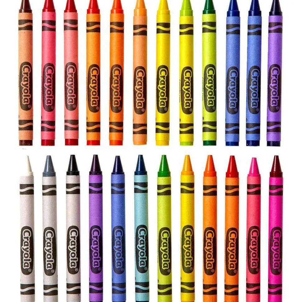 Crayola Crayons, Assorted Colors, Pack Of 24 Crayons