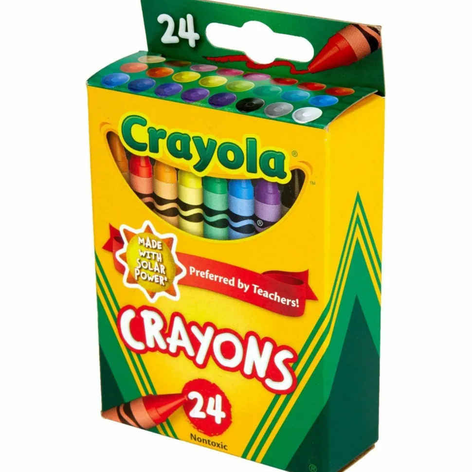 Crayola Crayons, Assorted Colors, Pack Of 24 Crayons