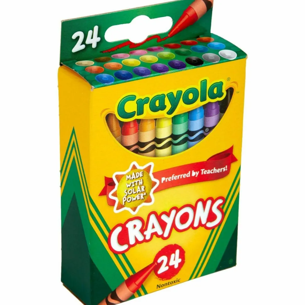 Crayola Crayons, Assorted Colors, Pack Of 24 Crayons