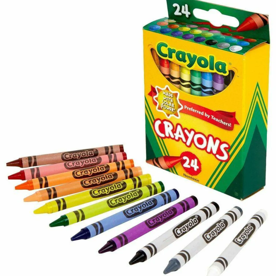 Crayola Crayons Bulk, 24 Crayons Per Pack, 24 Packs - 52-3036
