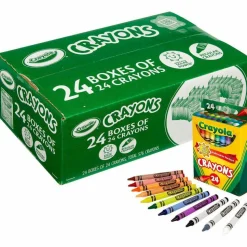 Crayola Crayons Bulk, 24 Crayons Per Pack, 24 Packs - 52-3036