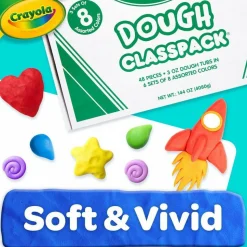 Crayola Dough Classpack, 3 oz, 8 Assorted Colors