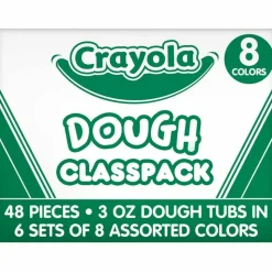 Crayola Dough Classpack, 3 oz, 8 Assorted Colors