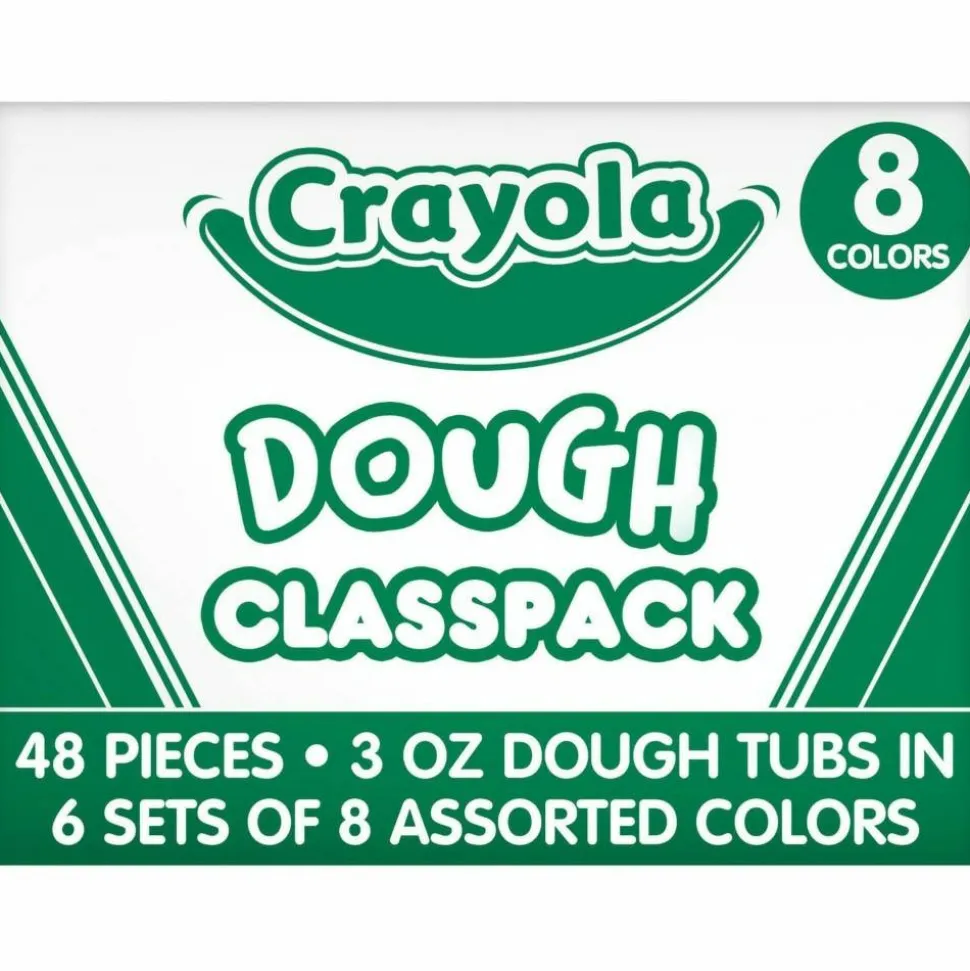 Crayola Dough Classpack, 3 oz, 8 Assorted Colors