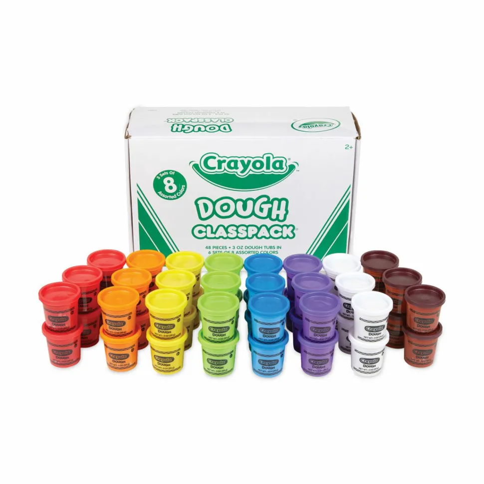 Crayola Dough Classpack, 3 oz, 8 Assorted Colors