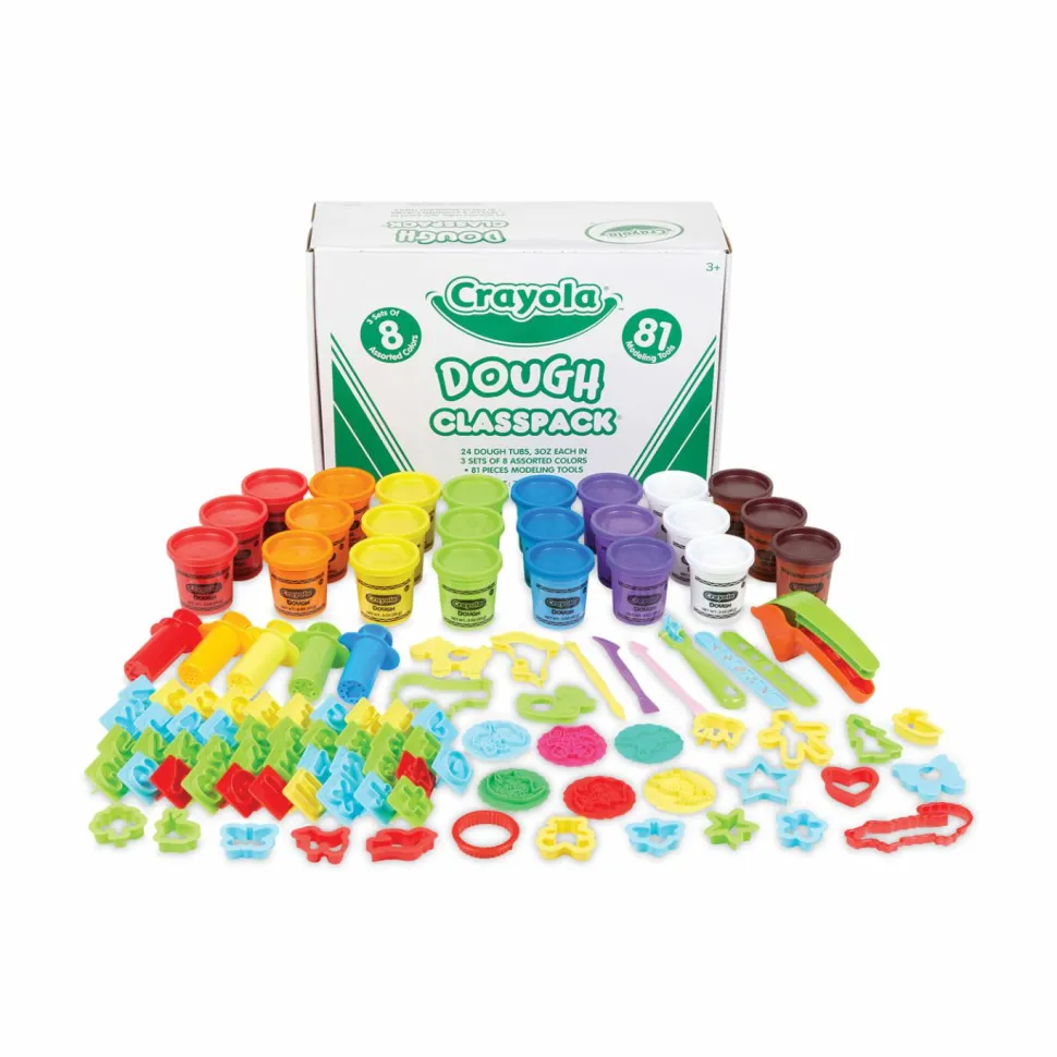 Crayola Dough Classpack, 3 oz, 8 Assorted Colors