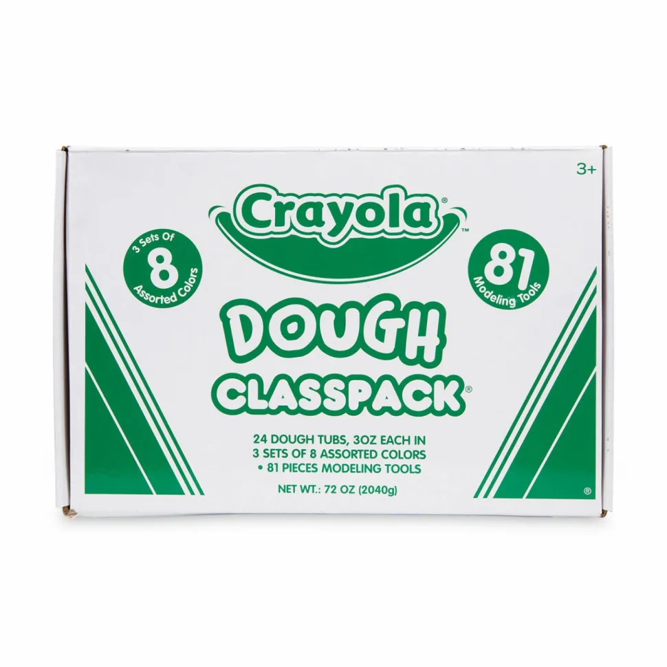 Crayola Dough Classpack, 3 oz, 8 Assorted Colors