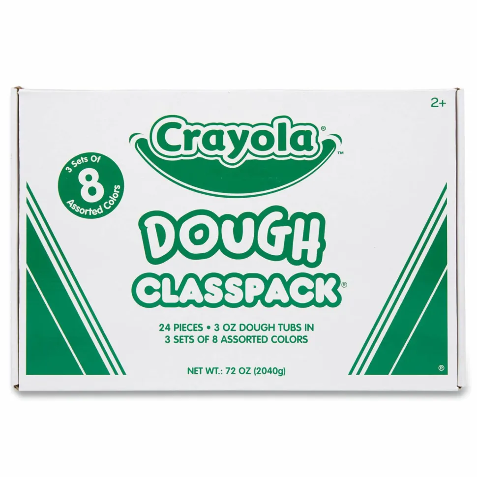 Crayola Dough Classpack, 3 oz, 8 Assorted Colors with 81 Modeling Tools
