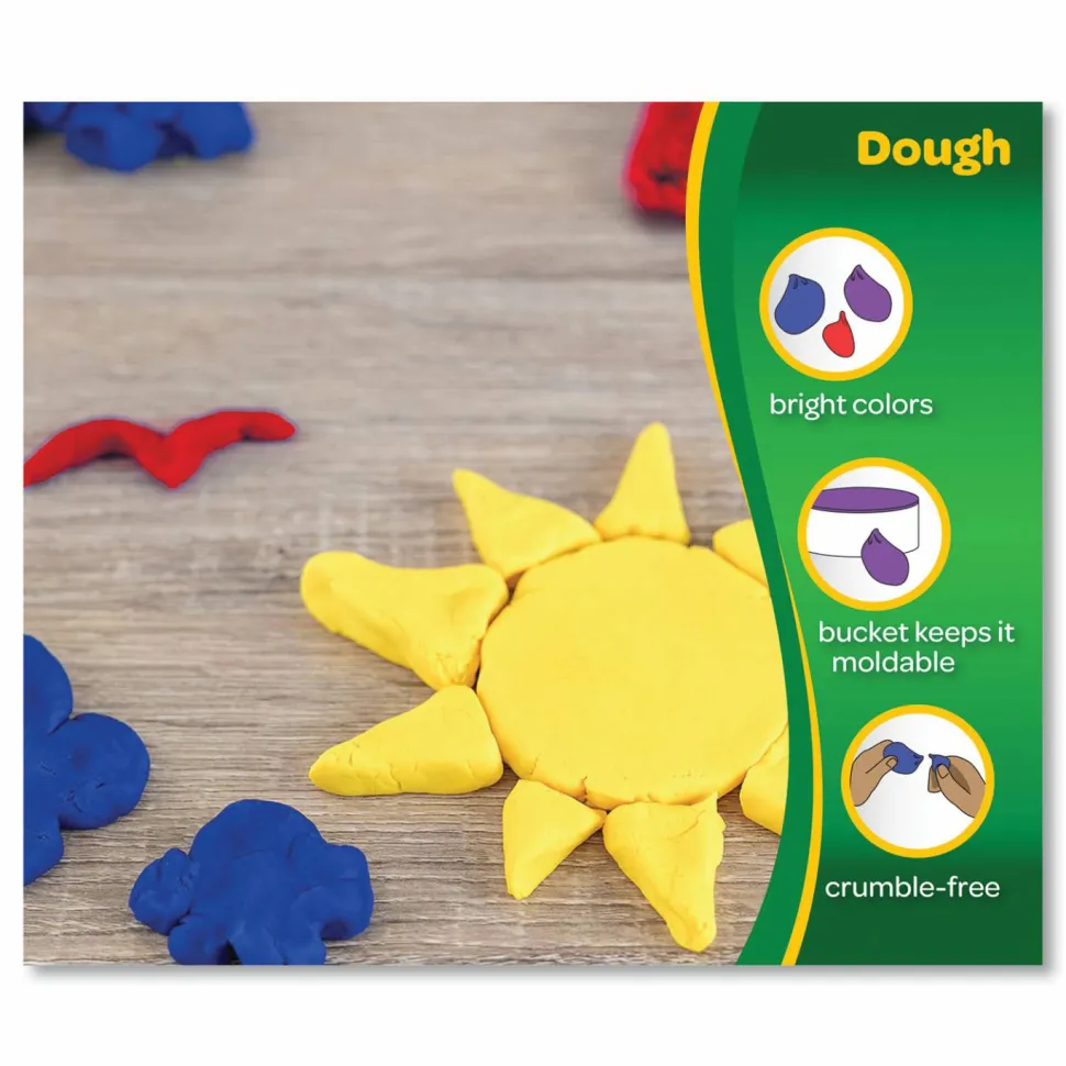 Crayola Dough Classpack, 3 oz, 8 Assorted Colors with 81 Modeling Tools