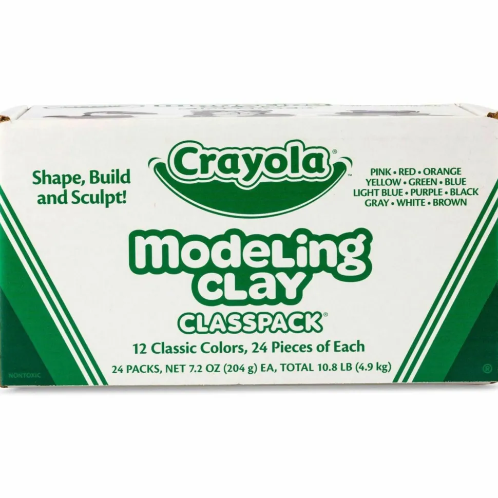Crayola Modeling Clay Classpack, Assorted Colors, 24 lbs