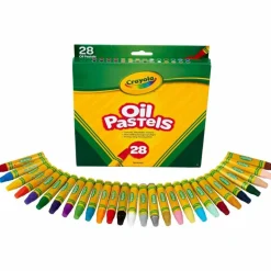 Crayola Oil Pastels, Assorted Colors, Set Of 28 Pastels