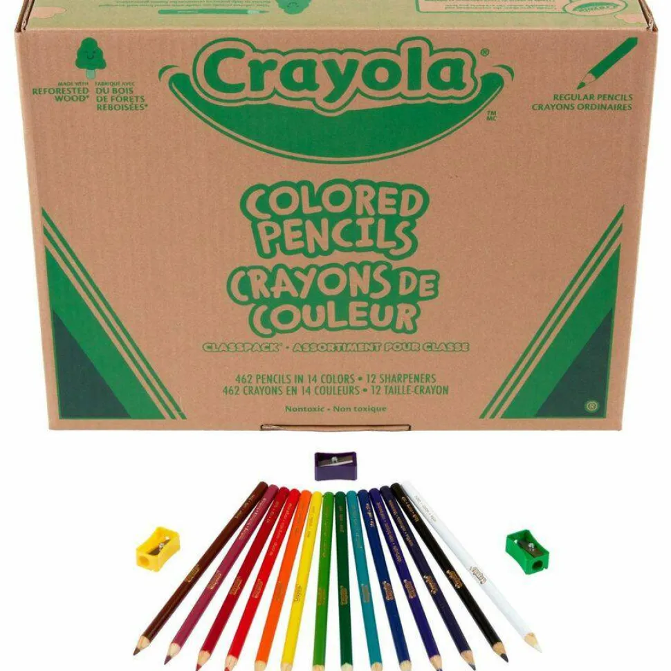 Crayola 462-Piece Class Pack Colored Pencils