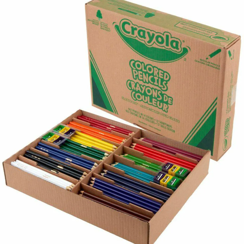 Crayola 462-Piece Class Pack Colored Pencils