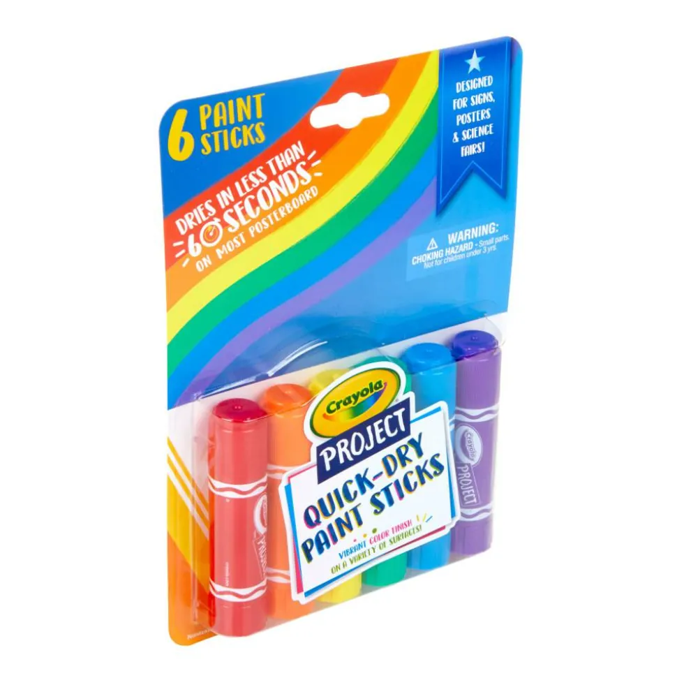Crayola Project Quick-Dry Paint Sticks