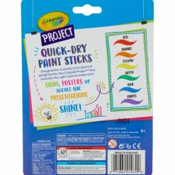 Crayola Project Quick-Dry Paint Sticks