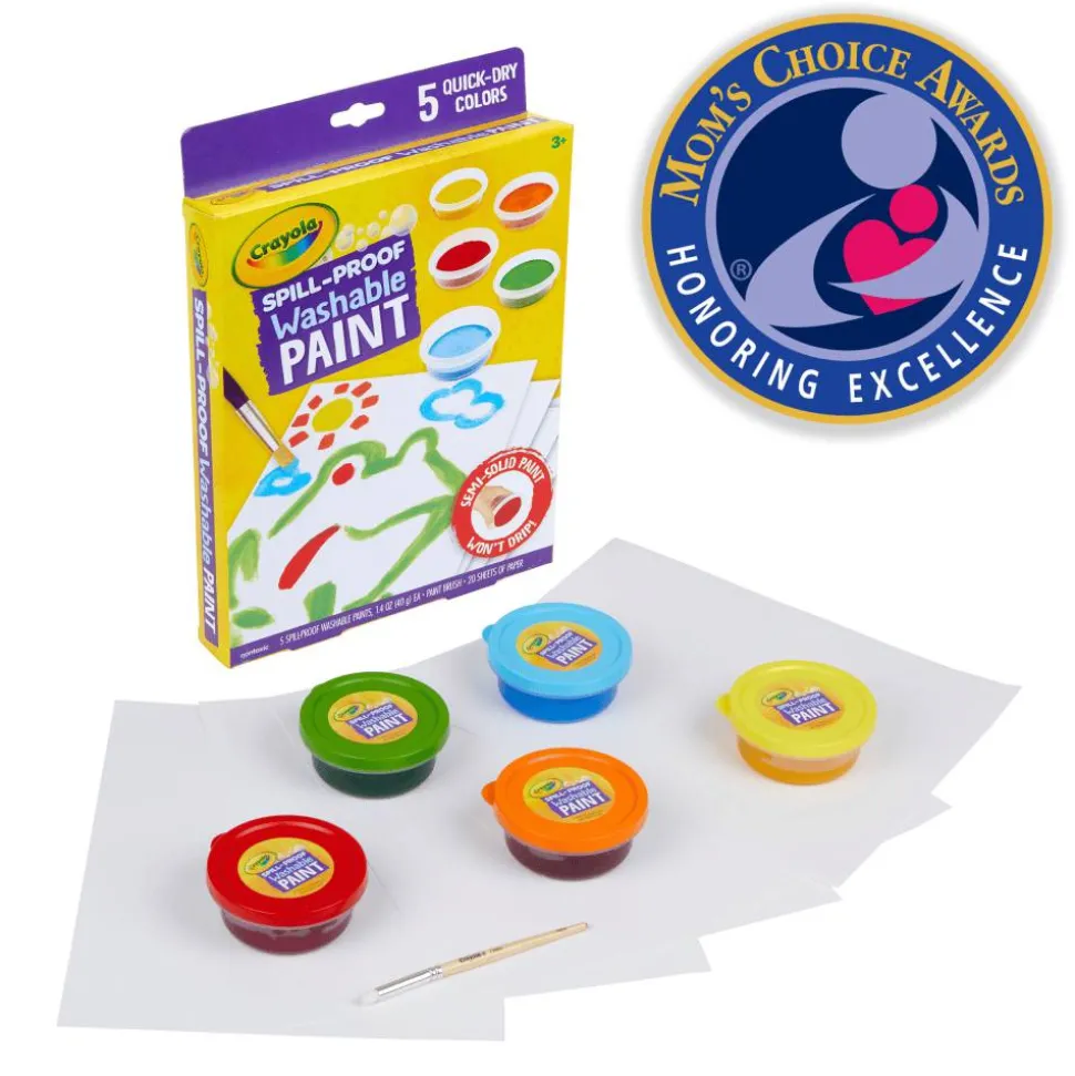 Crayola Spill Proof Washable Paint Set