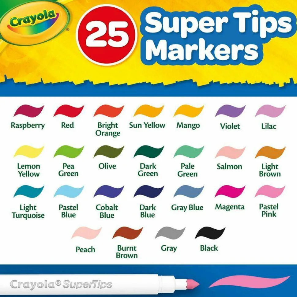 Crayola Super Tips Art Kit