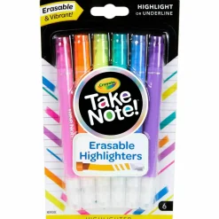 Crayola Take Note Erasable Highlighters