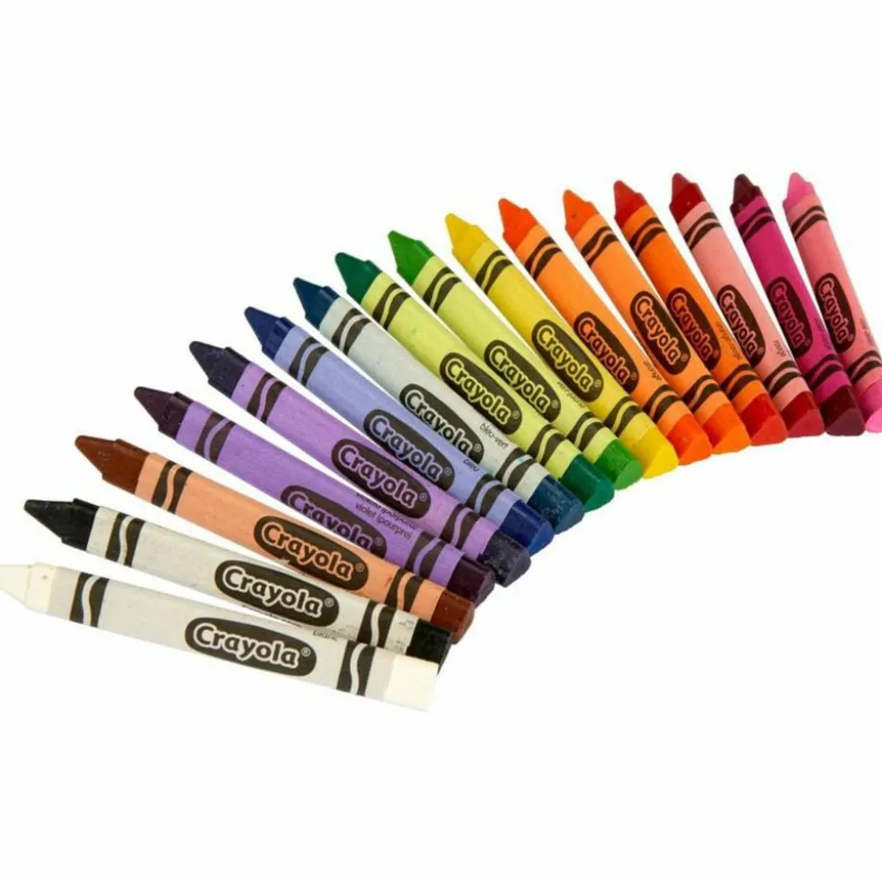 Crayola Triangular Crayons, Box of 16