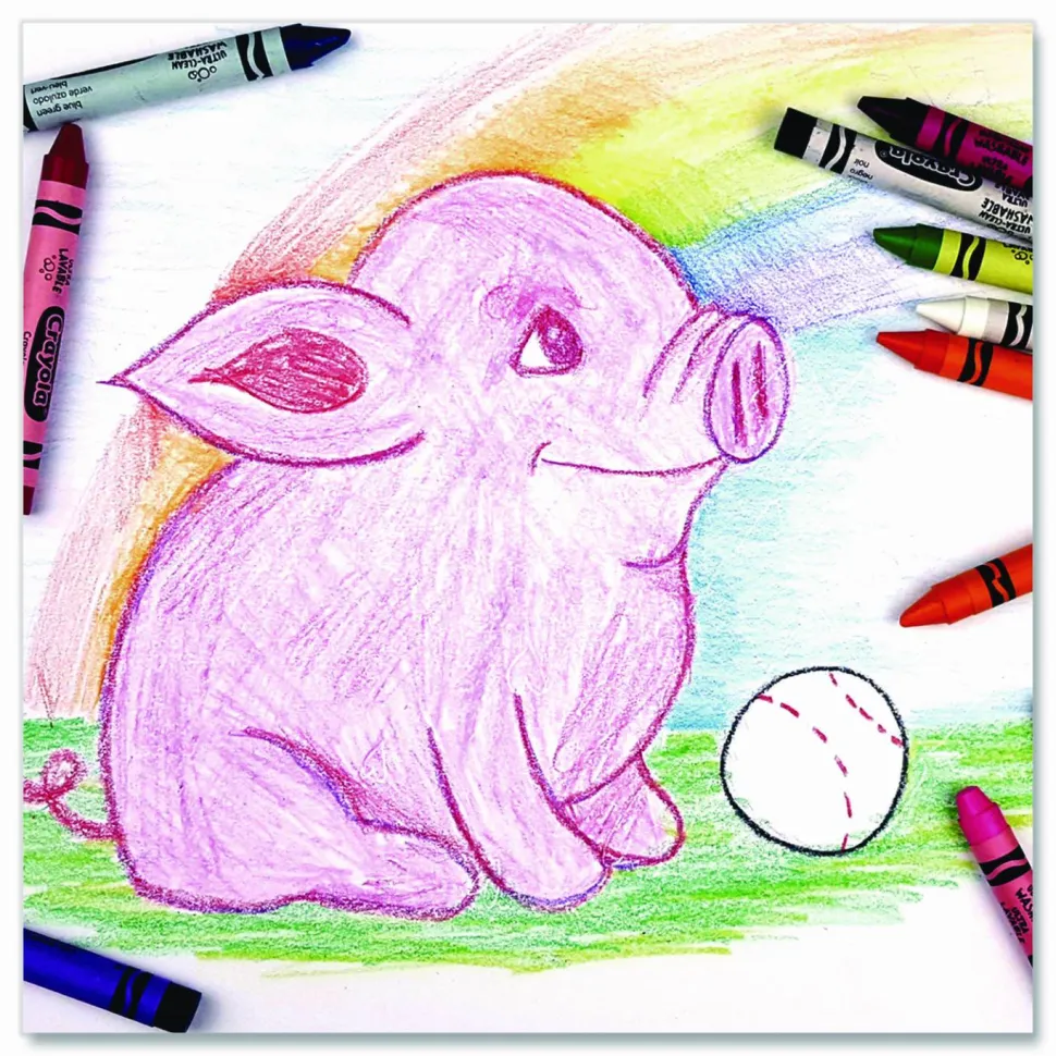 Crayola Ultra-Clean Washable Large Crayons
