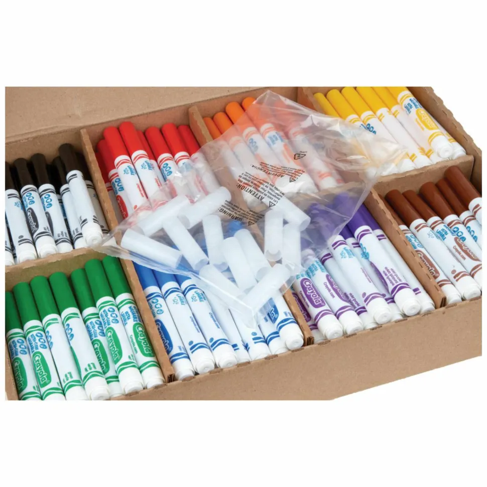 Crayola Washable Broad-Line Marker Classpack, Pack Of 200