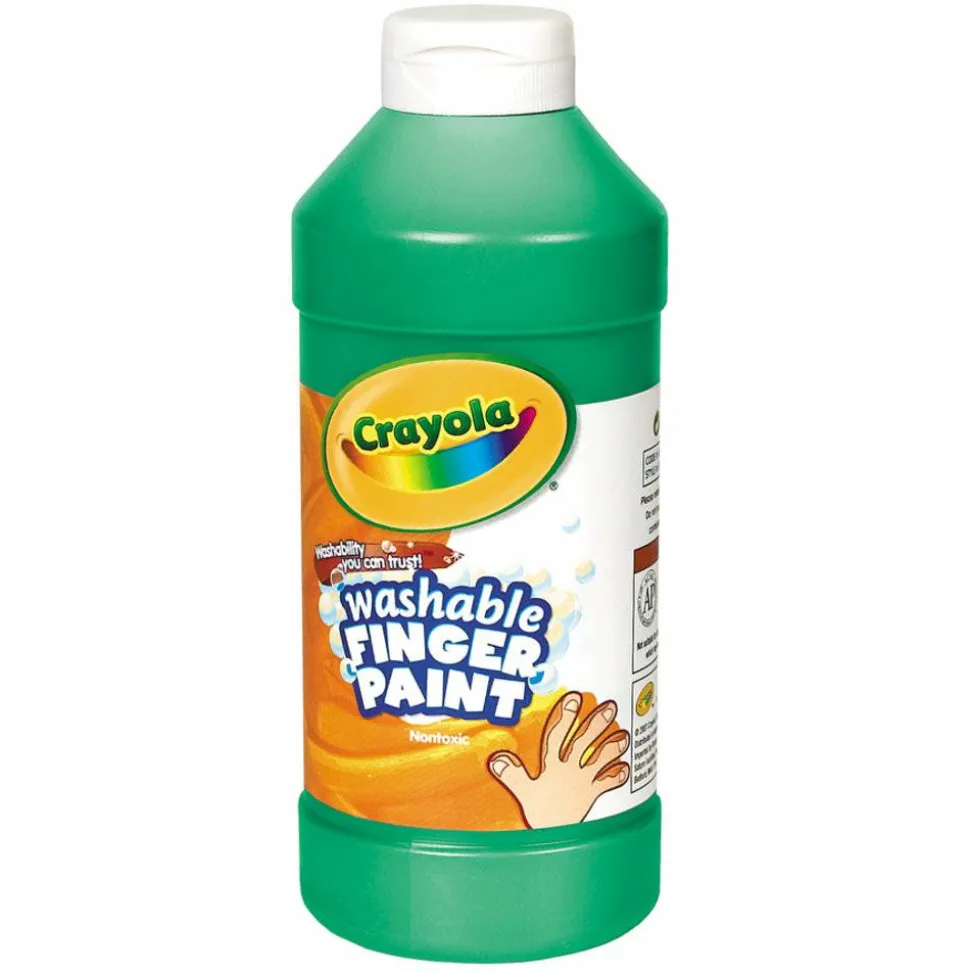 Crayola Washable Finger Paint, 16 Oz., Green